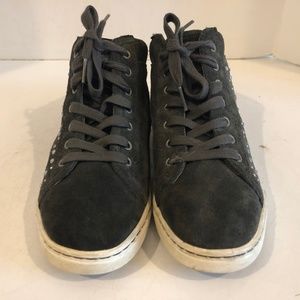 UGG Australia Black Suede Sneakers Sz 7